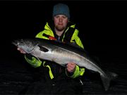 Dan Strandberg med sin största sej 2010 - 8500 g