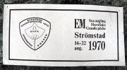Stefan Astklev hittade nostalgisk skylt från EM i Havsfiske i Strömstad 1970