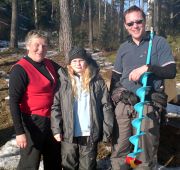 Gunilla, Emilia och Mattias vann på Älgsjön!